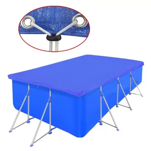 vidaXL vidaXL Pokrywa na prostokątny basen, 540 x 270 cm, 90 g/m2 - Akcesoria do basenów - miniaturka - grafika 1