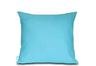 Poszewka 40x40 bawełniana Semplice turkusowa - Poszewki na poduszki - miniaturka - grafika 1