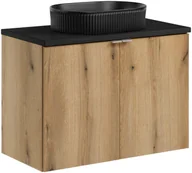 Meble łazienkowe - Zestaw meblowy 80cm z blatem i umywalką nablatową Beyond - miniaturka - grafika 1