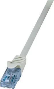 LogiLink Patchcord CP3032U Cat.6A U/UTP 1m szary CP3032U - Patchcordy - miniaturka - grafika 1