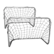 Piłka nożna - Metalowe bramki piłkarskie bramka zestaw dla dzieci 2szt - miniaturka - grafika 1