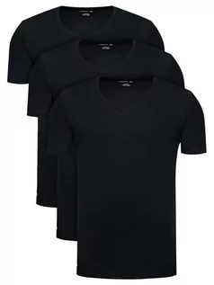 Koszulki męskie - Lacoste Komplet 3 t-shirtów TH3374 Czarny Slim Fit - grafika 1