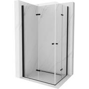 Kabiny prysznicowe - Mexen Lima Duo kabina prysznicowa składana 100x90 cm, transparent, czarna - miniaturka - grafika 1