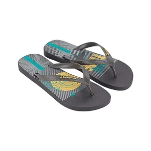 Ipanema Męskie klapki Summer IV AD AD, szare/żółte/niebieskie, 38 EU, Szary, żółty, niebieski, 38 EU - Klapki i japonki męskie - miniaturka - grafika 1