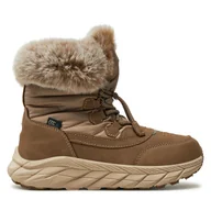 Buty dla dziewczynek - Śniegowce Leaf Solna LSOLN201Q Beżowy - miniaturka - grafika 1