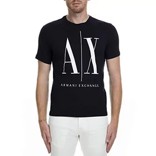 Armani Exchange Męski T-shirt Icon Graphic - Koszulki męskie - miniaturka - grafika 1
