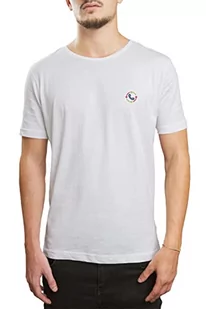 Bonateks Męski T-Shirt, TRFSTW103938M, biały, M, biały, M - Koszulki męskie - miniaturka - grafika 1