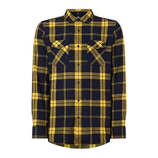Koszule męskie - O'Neill O'Neill Męska koszula flanelowa Lm Check wielokolorowa Żółty (Yellow Aop) XS 0P1306-2900-XS - grafika 1