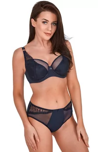 Biustonosz półusztywniany semi-soft Naomi 1209, Kolor granatowy, Rozmiar 80B, Gaia - Primodo.com - Biustonosze - miniaturka - grafika 1