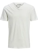 Koszulki męskie - Jack & Jones Koszulka "Split" w kolorze kremowym - miniaturka - grafika 1