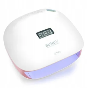Lampa UV/LED SUN UV Sun 4S biała z różowym 48 W - Lampy UV do paznokci - miniaturka - grafika 1