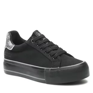 Tenisówki BIG STAR - KK274036 Black - Trampki damskie - miniaturka - grafika 1