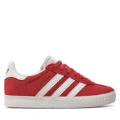 Buty dla dziewczynek - Sneakersy adidas Gazelle C IF9809 Czerwony - miniaturka - grafika 1