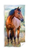 Ręczniki - Ręcznik mały, wzór koń, 30x50 cm - miniaturka - grafika 1