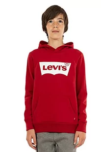 Levi's Kids Chłopięca bluza z kapturem Lvb Batwing Screenprint, Levis Red/White, 16 Lat - Bluzy dla chłopców - miniaturka - grafika 1