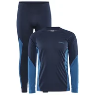 Bielizna sportowa męska - Zestaw dla mężczyzn Craft Set Core Dry Baselayer Rozmiar: XL / Kolor: niebieski/jasnoniebieski - miniaturka - grafika 1