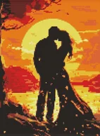 Zabawki kreatywne - Norimpex Diamentowa mozaika - Romans uczuć 30x40cm - miniaturka - grafika 1