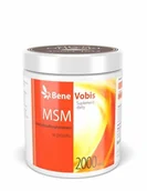 Włosy, skóra, paznokcie - Młyn Oliwski Metylosulfonylometan MSM BENE VOBIS, 500 g - miniaturka - grafika 1