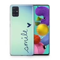 Etui i futerały do telefonów - Etui na telefon komórkowy Pokrowiec ochronny na Samsung Galaxy S8 Plus Pokrowiec na etui Bumper Cases TPU, Model: Samsung Galaxy S8 Plus, Wybierz wzór: Smile Blue - miniaturka - grafika 1