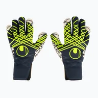 Piłka nożna - Rękawice bramkarskie uhlsport Prediction Ultragrip HN navy/white/fluo yellow WYSYŁKA W 24H 30 DNI NA ZWROT - miniaturka - grafika 1
