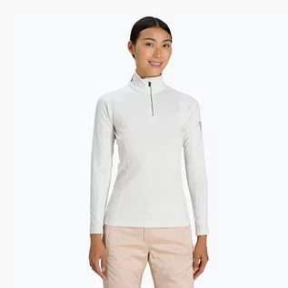 Bluzy narciarskie - Bluza narciarska damska Rossignol Classique 1/2 Zip biała RLLWL11_100_XS | WYSYŁKA W 24H | 30 DNI NA ZWROT - grafika 1