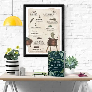 Pakiet Green witch, Magiczny plakat czarownicy - książka - Ezoteryka - miniaturka - grafika 1