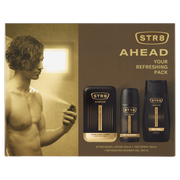 Zestawy kosmetyków męskich - zestaw: woda po goleniu, 100 ml + dezodorant męski w sprayu, 150 ml + żel pod prysznic, 250 ml - miniaturka - grafika 1