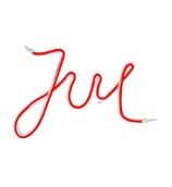 Lampy ogrodowe - Świąteczny napis świetlny Jul dekoracja LED 6W czerwona - miniaturka - grafika 1