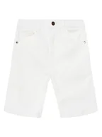 Spodenki damskie - Guess Szorty jeansowe L4RD11 WE620 Biały Regular Fit - miniaturka - grafika 1