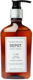 Depot 603 Płyn do mycia rąk o zapachu Kajeput i Mirta - Cajeput and Myrtle - 200ml - Mydła - miniaturka - grafika 1