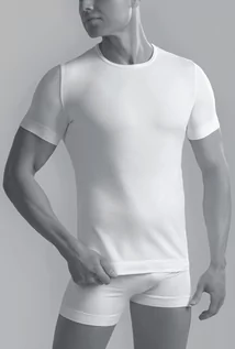 Koszulki męskie - Bawełniana koszulka męska z kr&oacute;tkim rękawem Seamless Cotton... - grafika 1