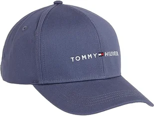 Tommy Hilfiger Męska czapka z daszkiem, wyblakłe indygo, jeden rozmiar, Zgasłe indygo, Rozmiar uniwersalny - Czapki damskie - miniaturka - grafika 1