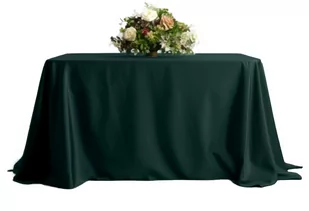 obrus stół 230x230cm wesele bankiet klasyczny obrus BUTELKOWA ZIELEŃ stół 230x230cm - Obrusy i serwetki - miniaturka - grafika 1