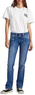 Spodnie damskie - Pepe Jeans Dżinsy damskie, kolor niebieski (Denim-HS4), 24W/34L, Niebieski (Denim-HS4), 24W / 34L - grafika 1