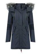 Kurtki damskie - Canadian Peak Parka "Camilly" w kolorze granatowym - miniaturka - grafika 1