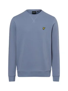 Lyle & Scott Męska bluza nierozpinana Mężczyźni Bawełna niebieski jednolity, S - Bluzy męskie - miniaturka - grafika 1
