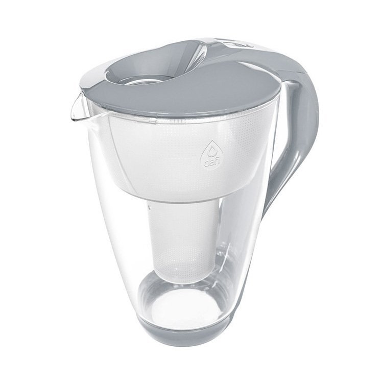 Szklany Dzbanek Filtrujący Dafi CRYSTAL LED 2 l Stalowy + 3 Filtry Classic