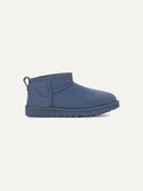 Botki damskie - UGG Skórzane botki "Classic Ultra Mini" w kolorze niebieskim - miniaturka - grafika 1