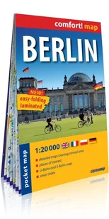 Berlin kieszonkowy laminowany plan miasta 1:20 000 - Atlasy i mapy - miniaturka - grafika 2