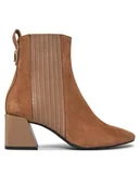 Botki damskie - Furla Botki Block YG67FBK-BX2161-1257S-1007 Beżowy - miniaturka - grafika 1