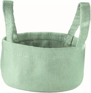 Kleine Wolke Godona EcoLiving Koszyk łazienkowy zielony S 100% bawełna - Kubki na szczoteczki do zębów - miniaturka - grafika 1