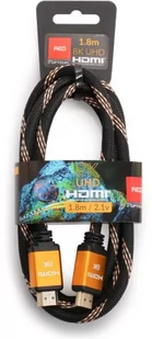 Kabel HDMI-HDMI Opticum RED 8K UHD - 1.8m (v2.1) - Kable - miniaturka - grafika 2