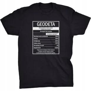 Etykieta GDA Geodeta Koszulka Dla Geodety - Koszulki męskie - miniaturka - grafika 1