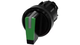 Siemens Przełącznik z możliwością podśw 22mm okrągły tworzywo czarny/zielony kr pióro 3 poz i&gt;o&lt;ii 3SU1002-2BM40-0AA0 3SU1002-2BM40-0AA0 - Inne akcesoria elektryczne - miniaturka - grafika 1
