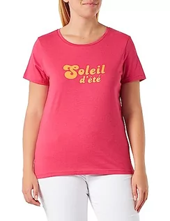 Koszulki i topy damskie - ICHI T-shirt damski, 171831/Carmine, XL - grafika 1