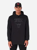 Bluzy męskie - Bluza męska z kapturem kangurka New Era NBA Regular Bulls 60505434 L Czarna (0197883645746). Bluzy z kapturem męskie - miniaturka - grafika 1