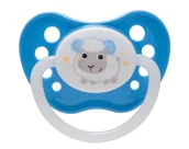 Smoczki do butelek - Canpol babies Canpol Smoczek kauczukowy okrągły 0-6m 23/277 Bunny&Company NIEBIESKI 44901 - miniaturka - grafika 1