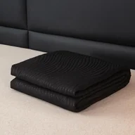 Narzuty - FEBE Narzuta na łóżko Narzuta na łóżko 240x220 cm czarny Koc na sofę Koc na sofę Puszysty koc z mikrofibry do dekoracji pokoju - miniaturka - grafika 1