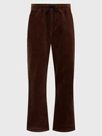 Spodnie męskie - Volcom Spodnie materiałowe Outer Spaced A1232205 Brązowy Loose Fit - miniaturka - grafika 1