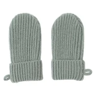 Szaliki i chustki dla dzieci - Rękawiczki niemowlęce z wełny merino 100 miętowe Silk 0-12 mies. - ubranko - miniaturka - grafika 1